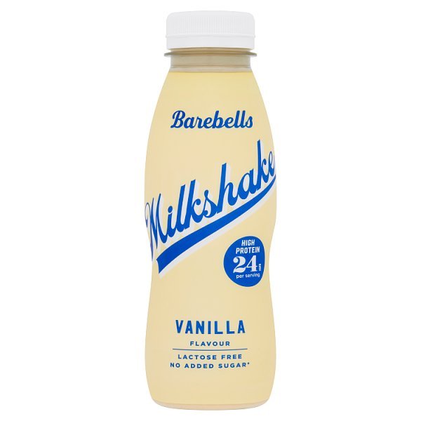 Barebells Protein Milkshake Vanilla Flavour 330ml (8 x 330ml) - Honesty Sales
