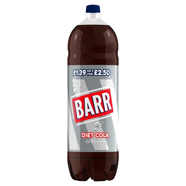 Barr Diet Cola 2 Litre (6 x 2ltr) - Honesty Sales