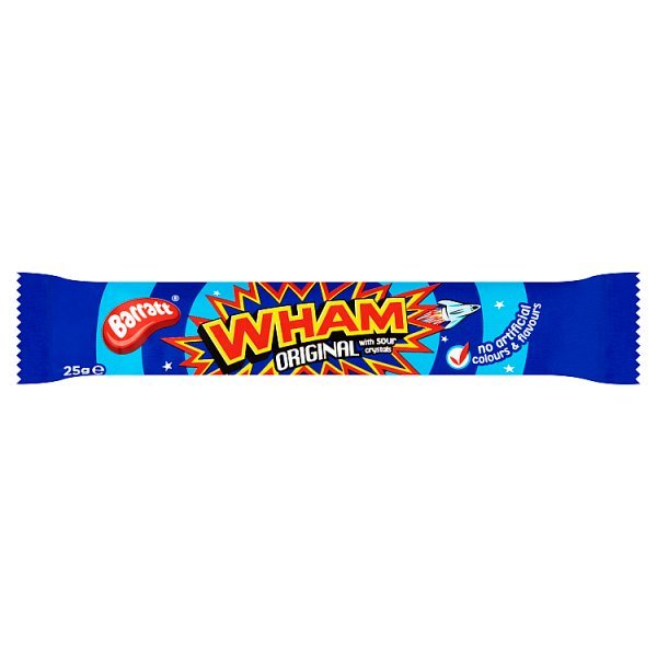 Barratt Wham Original with Sour Crystals 25g (50 x 25g) - Honesty Sales