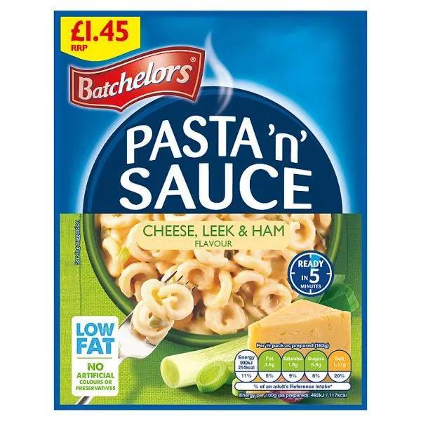 Batchelors Pasta 'n' Sauce Cheese, Leek & Ham Flavour 99g (Case of 7) - Honesty Sales