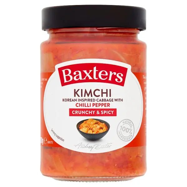 Baxters Kimchi Korean Inspired Cabbage with Chilli Pepper 300g - Honesty Sales