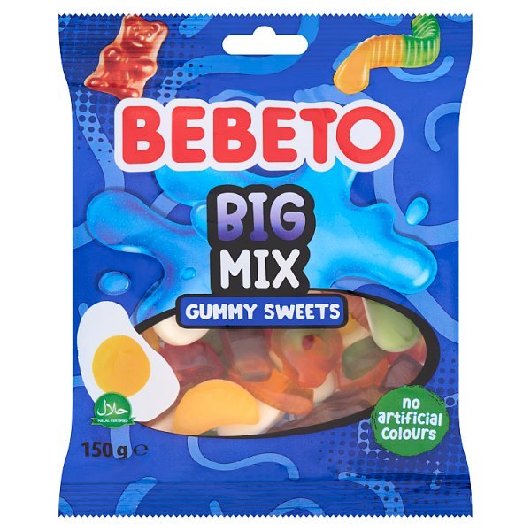 Bebeto Big Mix 150g (40 x 150g) - Honesty Sales