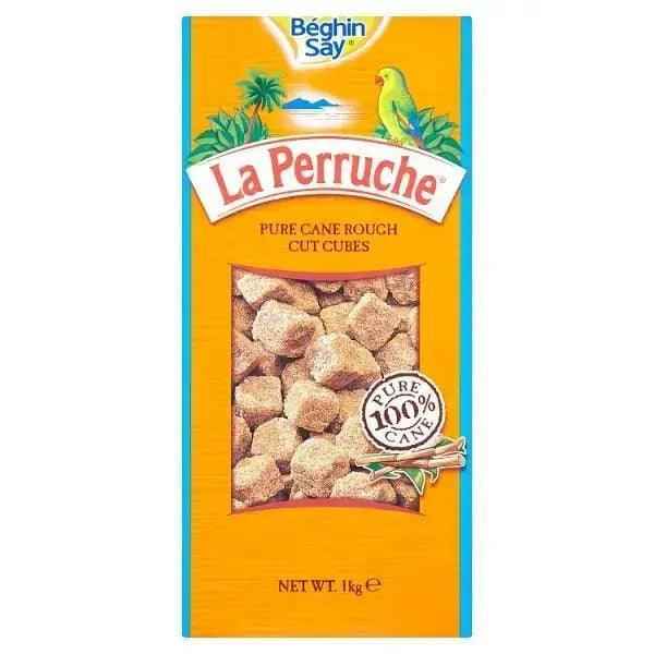 Beghin Say La Perruche Pure Cane Rough Cut Cubes 1kg - Honesty Sales Main image