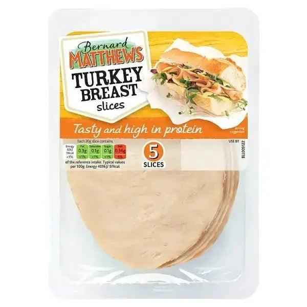 Bernard Matthews Turkey Breast 5 Slices 100g - Honesty Sales