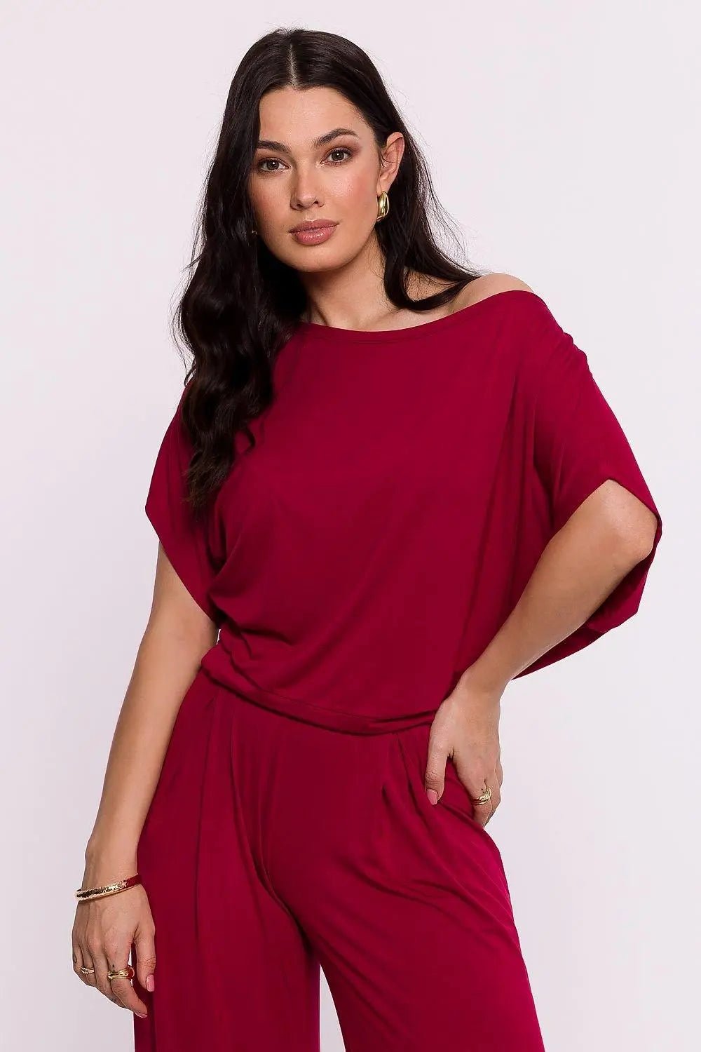 BeWear high-quality viscose knit blouse - Honesty Sales