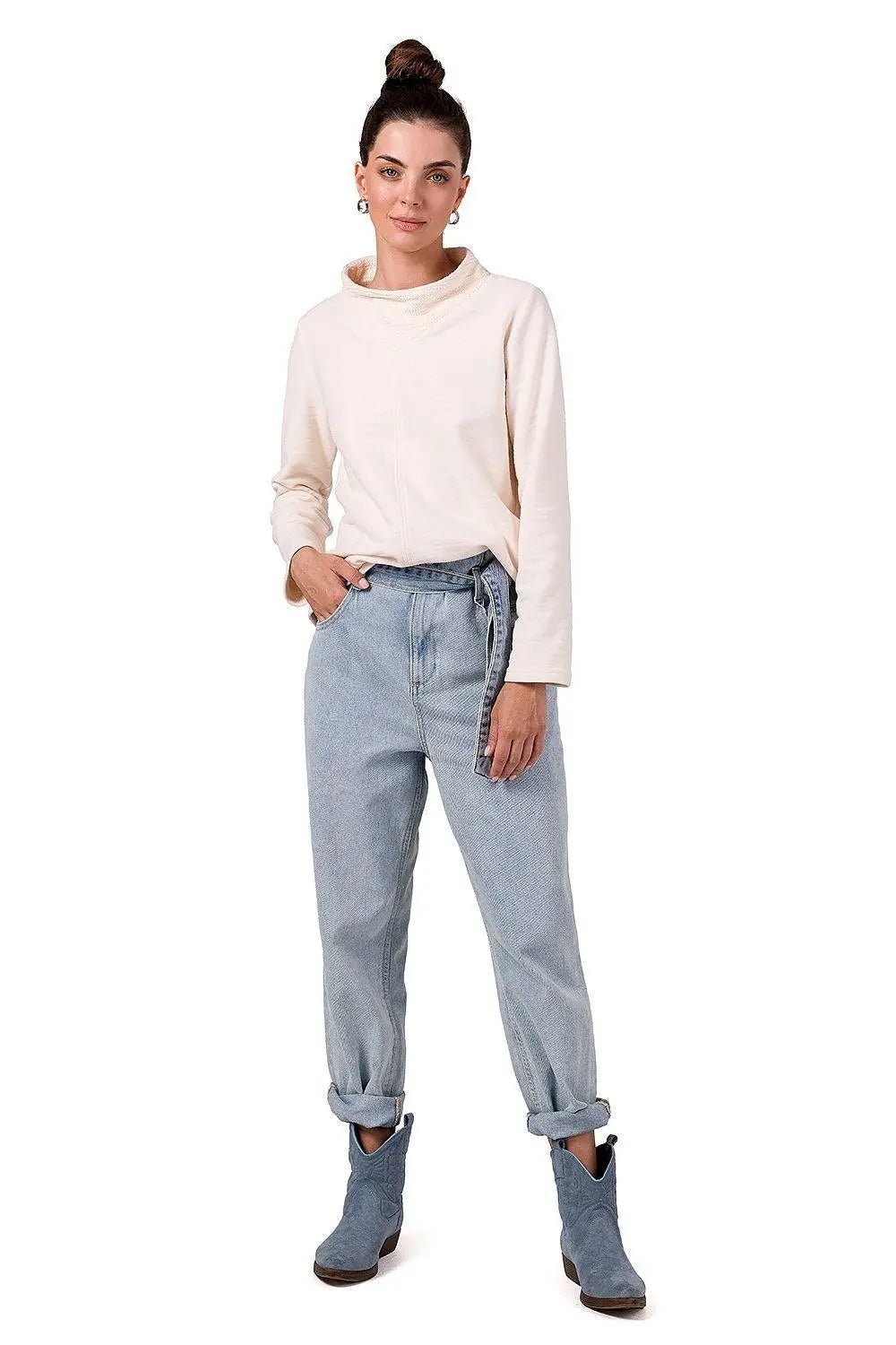 BeWear womens turtleneck sweatshirt - Honesty Sales