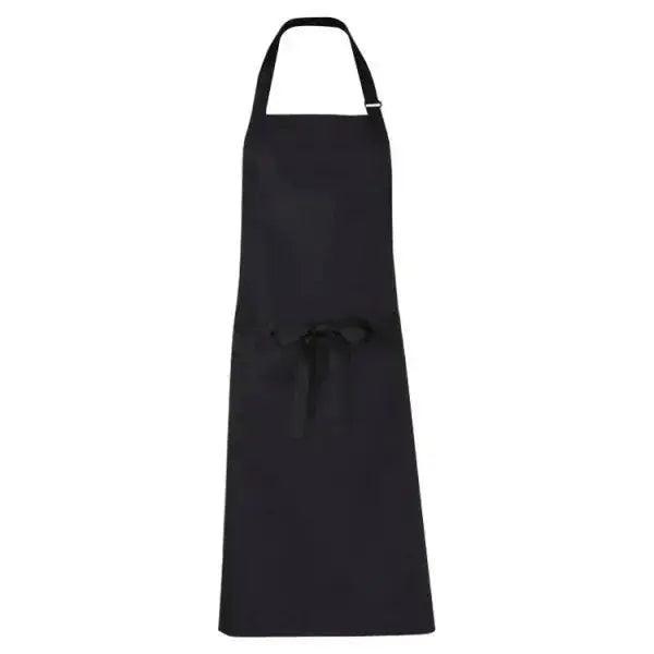 Bib Apron Black Detail Non Tangle Ties Size Adjuster - Honesty Sales Hauptbild