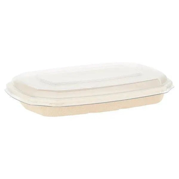 BioPak 25pcs Takeaway Trays & Lids - Honesty Sales