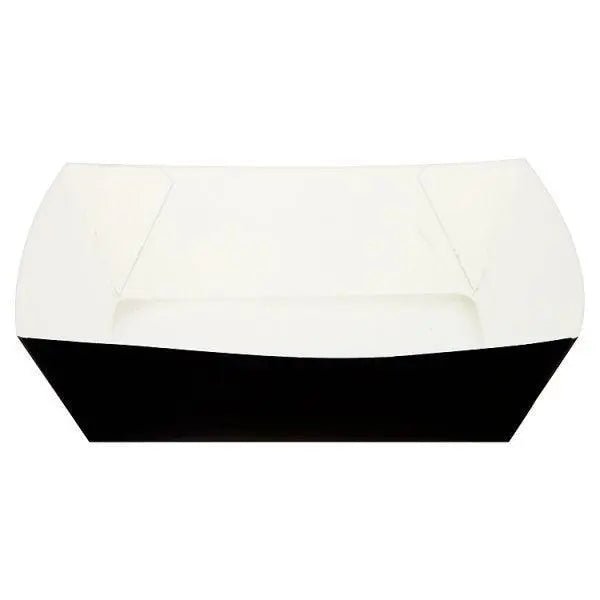 BioPak Black Burger Tray - 100pcs - Honesty Sales