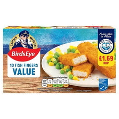 Birds Eye 10 Fish Fingers Value 250g - Honesty Sales