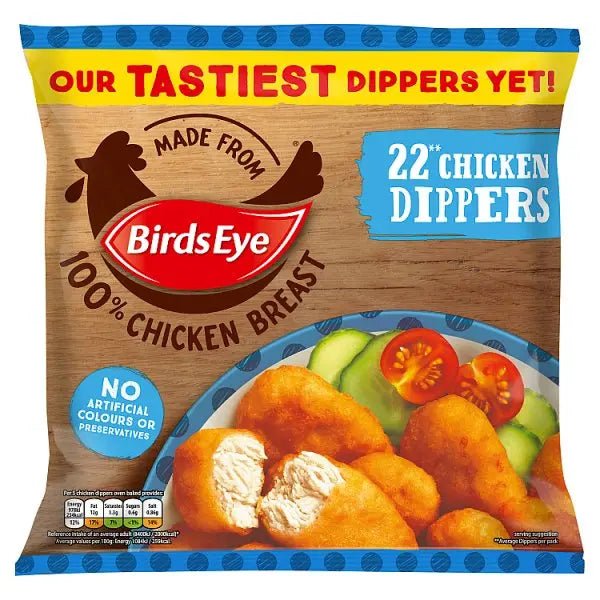 Birds Eye 22 Crispy Chicken Dippers 403g - Honesty Sales