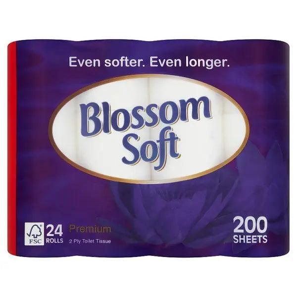 Blossom Soft Premium 2 Ply Toilet Tissue 24 Rolls - Honesty Sales