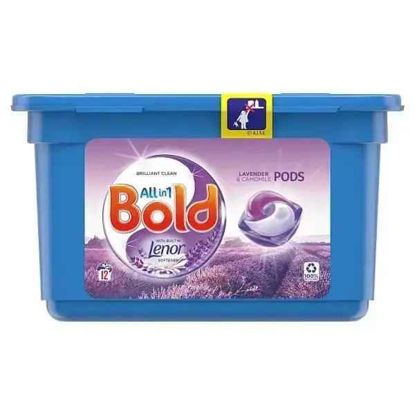 Bold All-in-1 Pods Washing Capsules Lavender & Camomile 12 Washes (Case of 4) - Honesty Sales Hauptbild