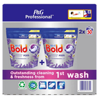 Bold All in1 Professional Pods Washing Liquid Capsules Lavender and Chamomile 2x50 Washes - Honesty Sales