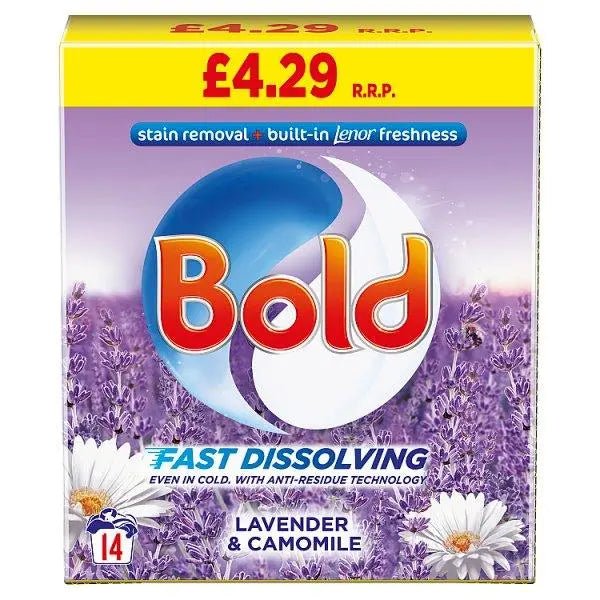 Bold Washing Powder 700g, 14 Washes (Case of 6) - Honesty Sales