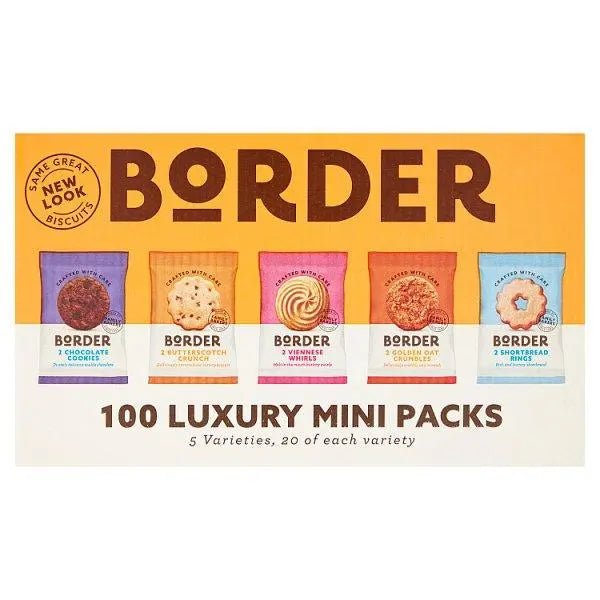 Border 100 Luxury Mini Packs (Case of 100) - Honesty Sales