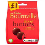 Bourneville Drk Button PM100 (Case of 10) - Honesty Sales