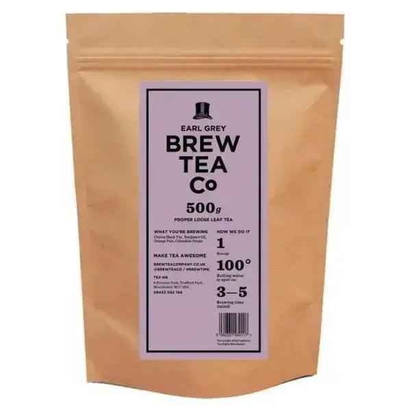 Brew Tea Co Earl Grey Loose Leaf Tea 500g - Honesty Sales