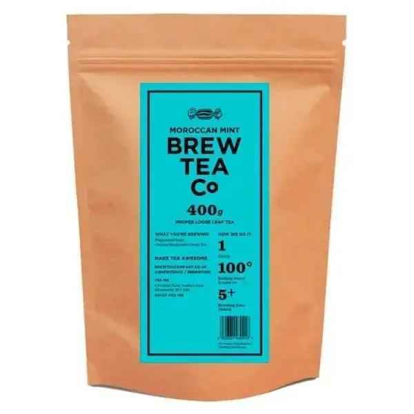 Brew Tea Co Moroccan Mint Proper Loose Leaf Tea 400g - Honesty Sales