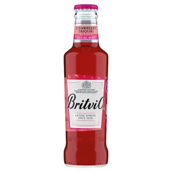 Britvic Strawberry Daiquiri Non-Alcoholic Cocktail Mixer 200ml (Case of 24) - Honesty Sales