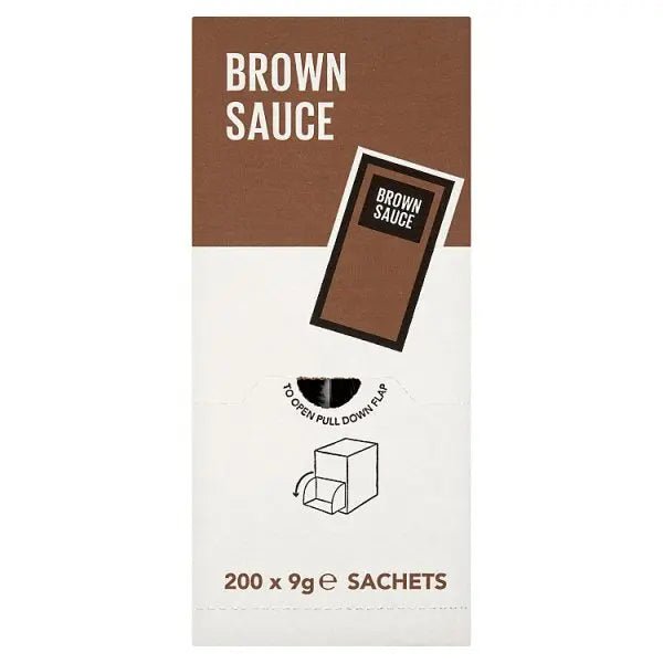 Brown Sauce Sachets 200 x 9g - Honesty Sales