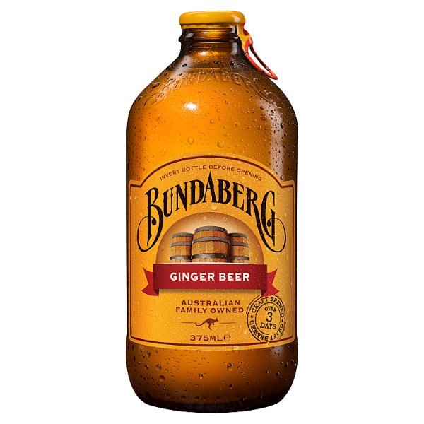 Bundaberg Ginger Beer 375ml Glass Bottle (12 x 375ml) - Honesty Sales
