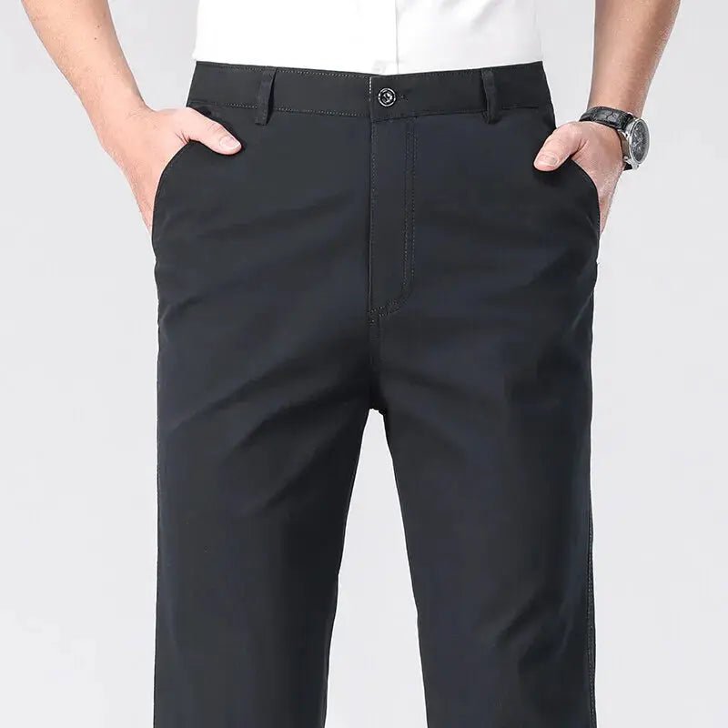 Business Casual Pants for Office (Black, Khaki, Grey, Navy, 29 - 40) - Honesty Sales