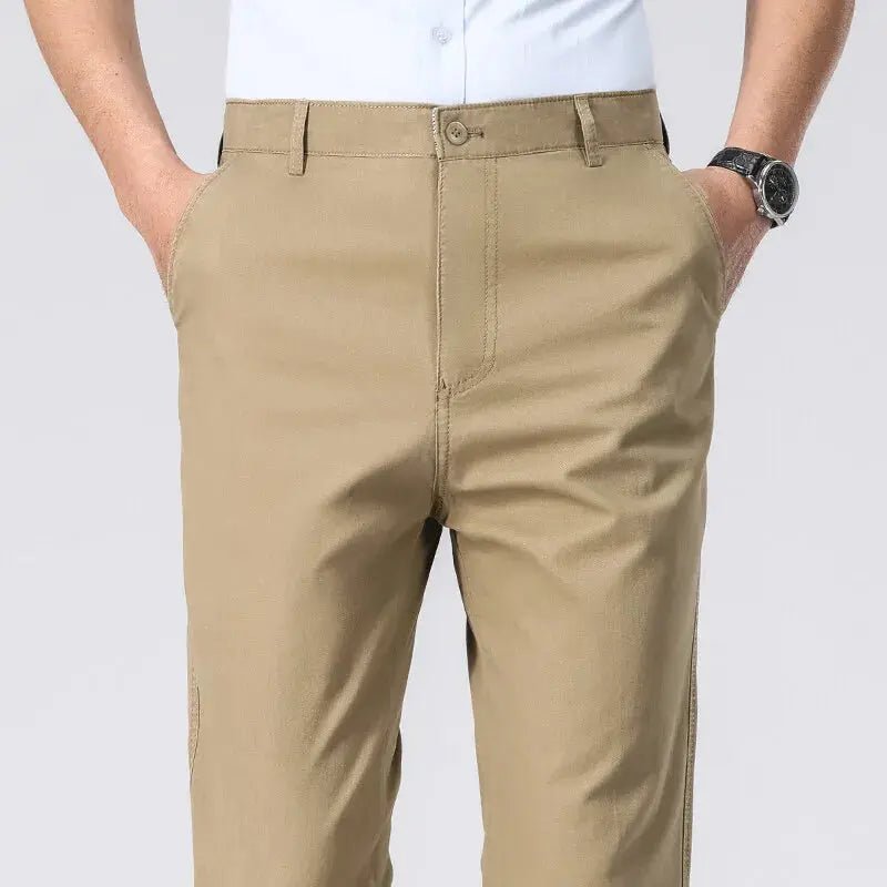 Business Casual Pants for Office (Black, Khaki, Grey, Navy, 29 - 40) - Honesty Sales