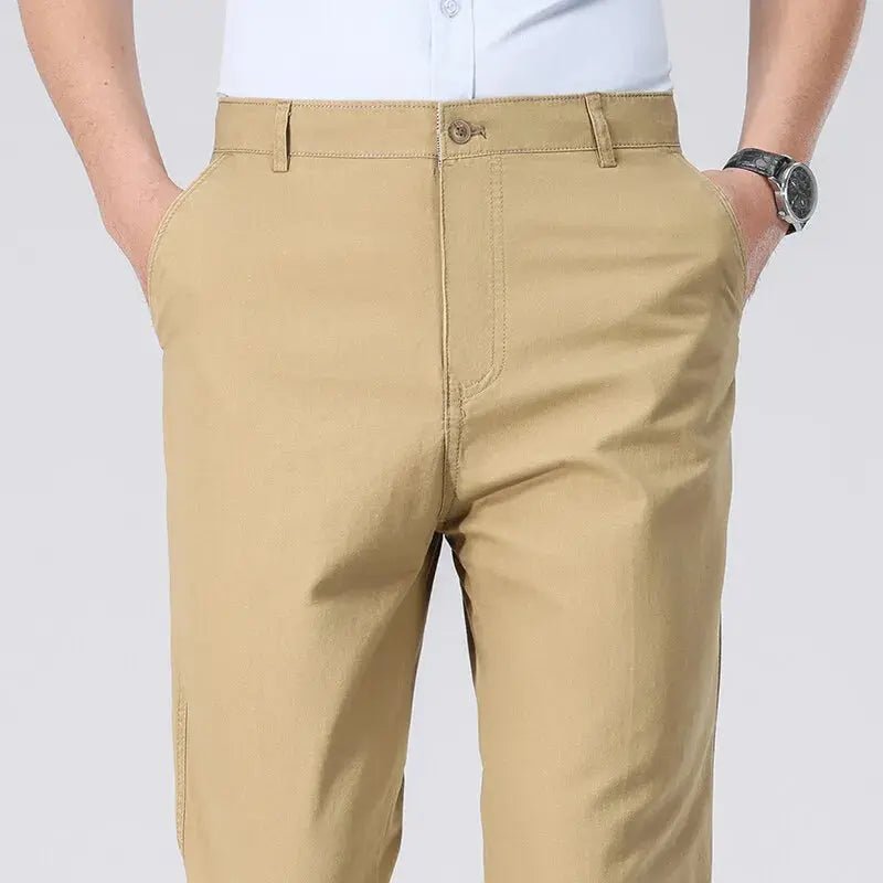 Business Casual Pants for Office (Black, Khaki, Grey, Navy, 29 - 40) - Honesty Sales