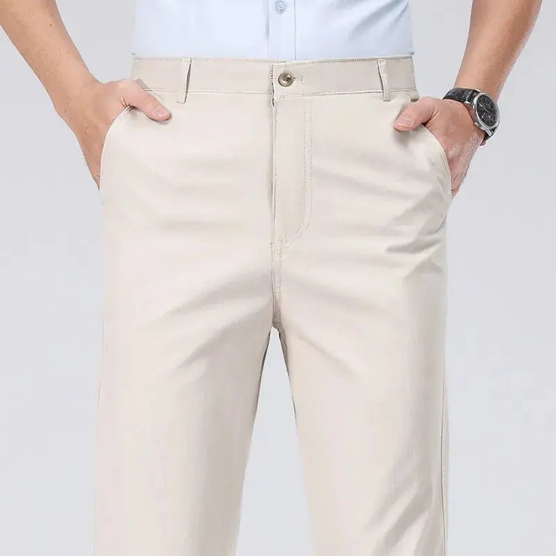 Business Casual Pants for Office (Black, Khaki, Grey, Navy, 29 - 40) - Honesty Sales