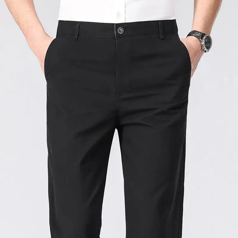 Business Casual Pants for Office (Black, Khaki, Grey, Navy, 29 - 40) - Honesty Sales
