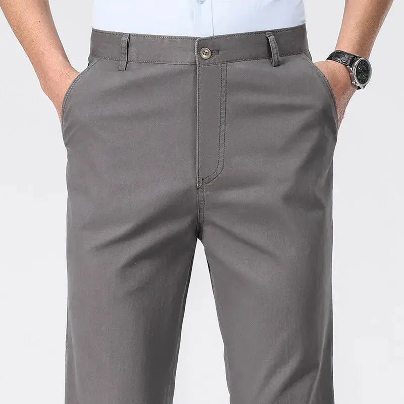 Business Casual Pants for Office (Black, Khaki, Grey, Navy, 29 - 40) - Honesty Sales