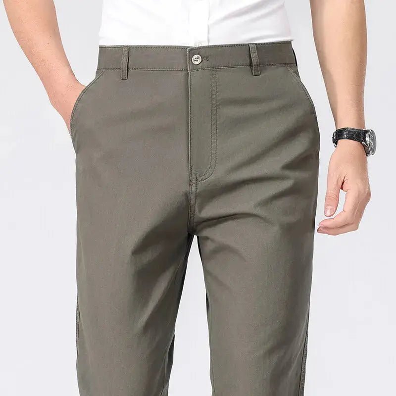 Business Casual Pants for Office (Black, Khaki, Grey, Navy, 29 - 40) - Honesty Sales