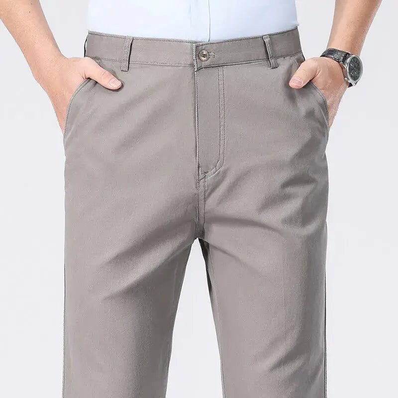 Business Casual Pants for Office (Black, Khaki, Grey, Navy, 29 - 40) - Honesty Sales