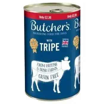 Butchers Tripe Dog Food Tin 1200g (Case of 12) - Honesty Sales