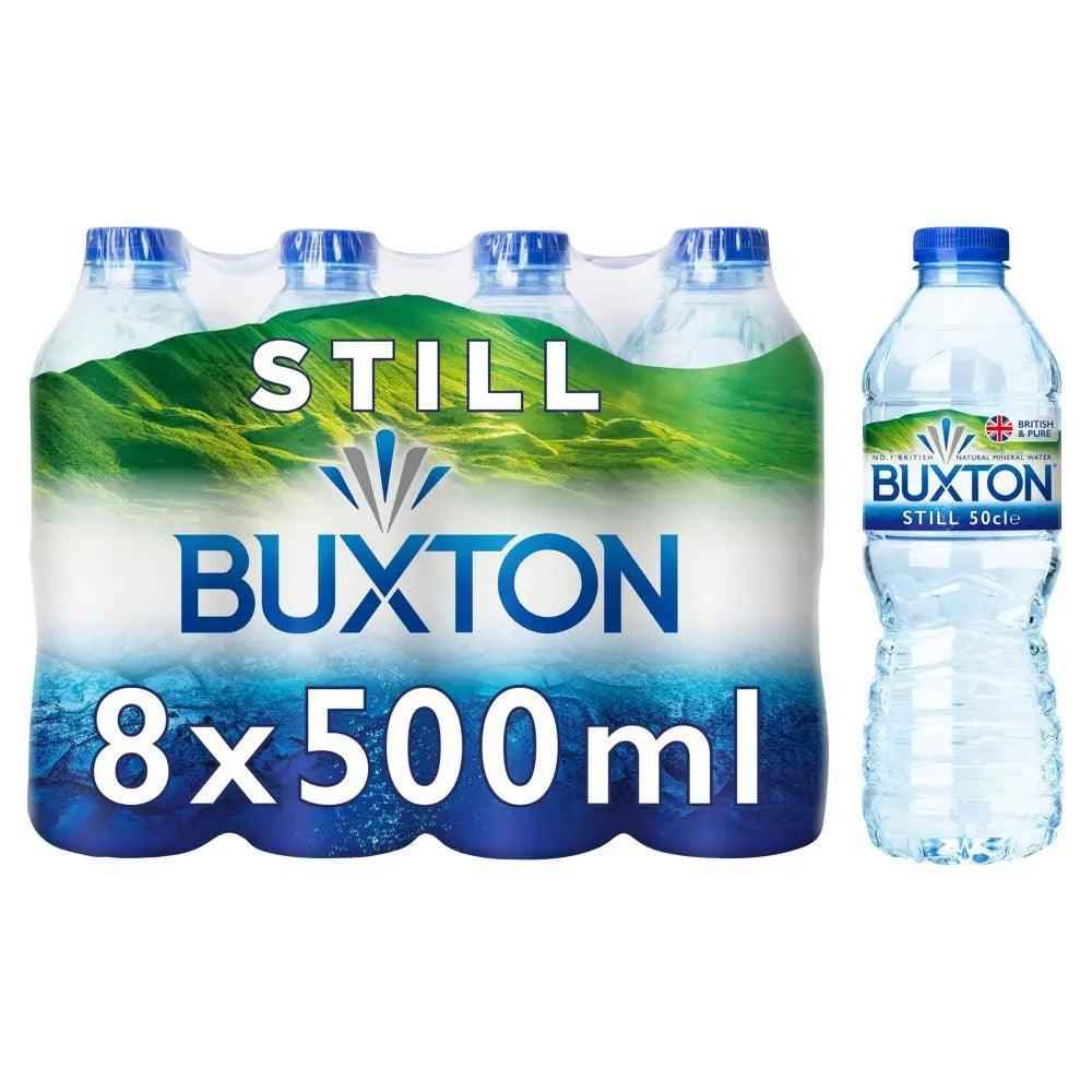 Buxton Still Natural Mineral Water 8 x 50cl - Honesty Sales