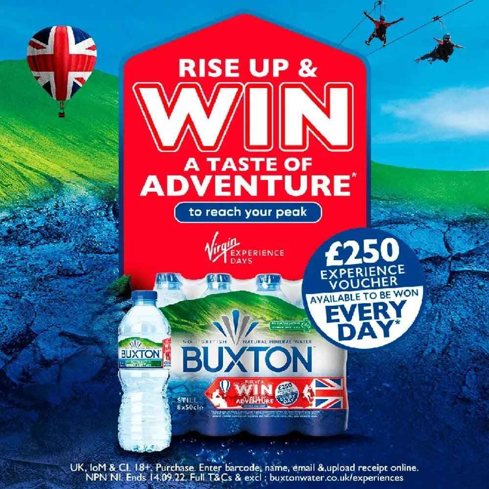 Buxton Still Natural Mineral Water 8 x 50cl - Honesty Sales