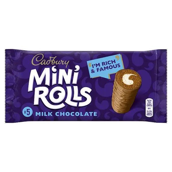 Cadbury 5 Mini Rolls Milk Chocolate - Honesty Sales Main image