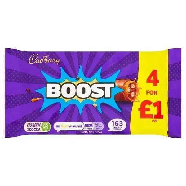 Cadbury Boost Chocolate Bar 126g (Case of 9) - Honesty Sales