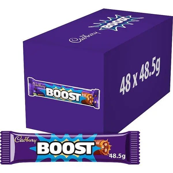 Cadbury Boost Chocolate Bar 48.5g (Case of 48) - Honesty Sales