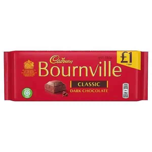 Cadbury Bournville Classic Dark Chocolate Bar 100g - Honesty Sales