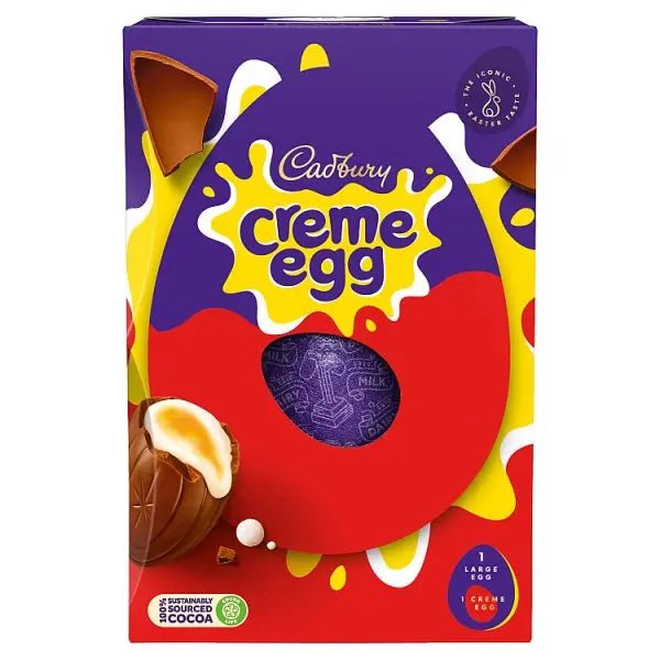 Cadbury Creme Egg Chocolate Easter Egg 195g (Case of 6) - Honesty Sales