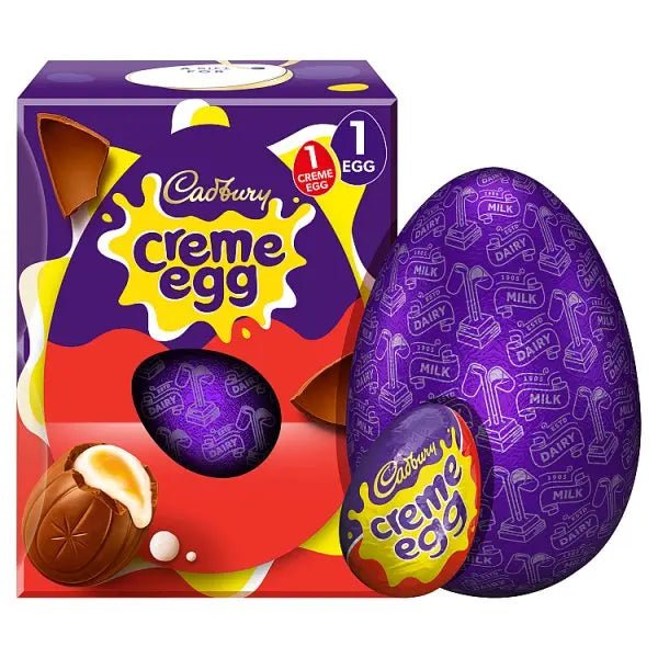 Cadbury Creme Egg Chocolate Easter Egg 195g (Case of 6) - Honesty Sales