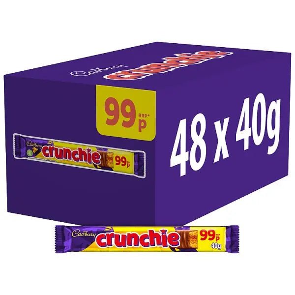 Cadbury Crunchie 99P PMP Chocolate Bar 40g (Case of 48) - Honesty Sales