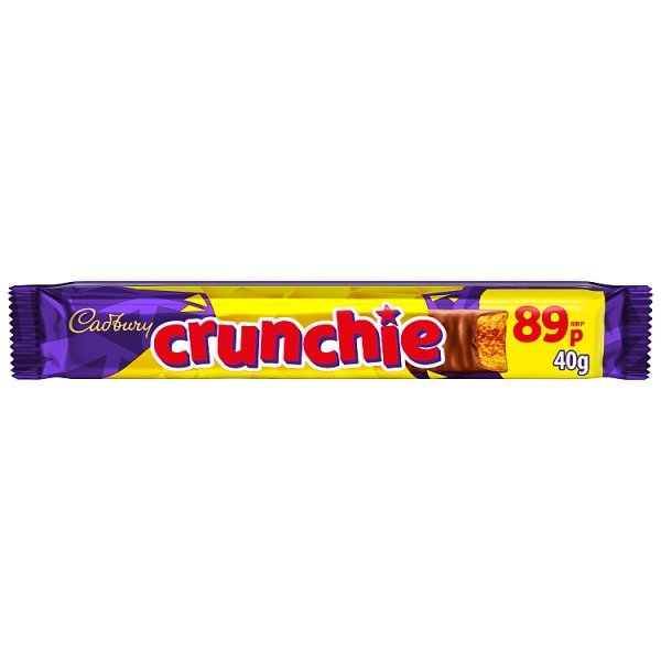 Cadbury Crunchie Chocolate Bar 40g (48 x 40g) - Honesty Sales