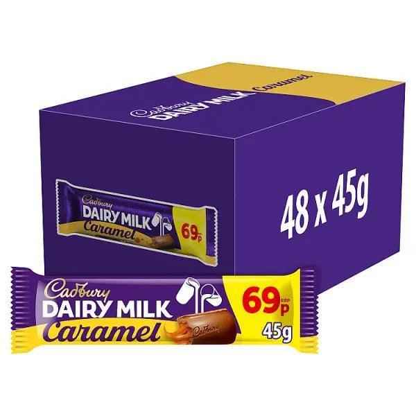 Cadbury Dairy Milk Caramel Chocolate Bar 45g (Case of 48) - Honesty Sales Hauptbild