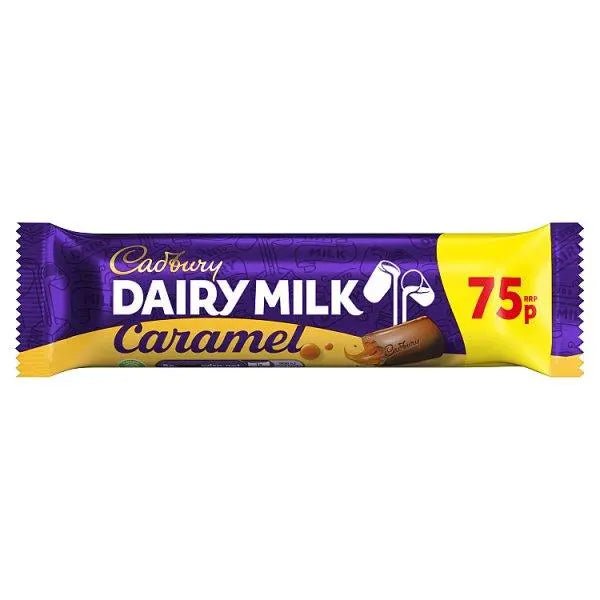 Cadbury Dairy Milk Caramel Chocolate Bar 45g (Case of 48) - Honesty Sales