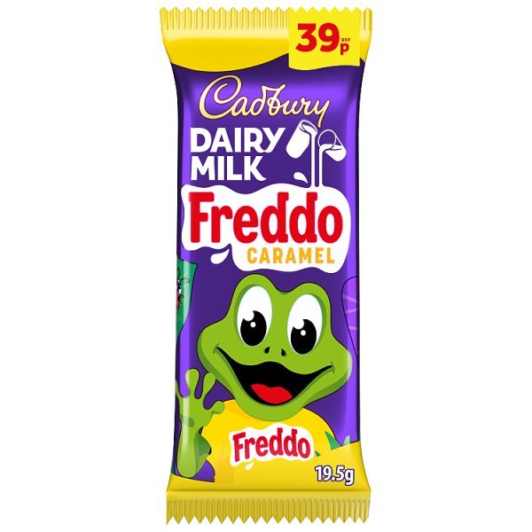 Cadbury Dairy Milk Freddo Caramel Chocolate Bar 19.5g (60 x 19.5g) - Honesty Sales