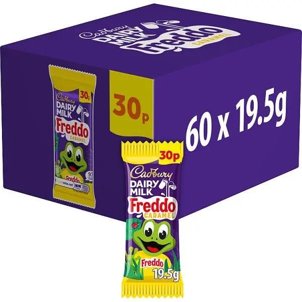 Cadbury Dairy Milk Freddo Caramel Chocolate Bar 19.5g (Case of 60) - Honesty Sales