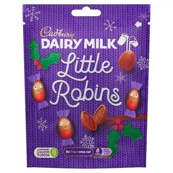 Cadbury Dairy Milk Little Robins Bag 77g (Case of 16) - Honesty Sales Main image